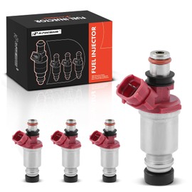 A-Premium Inyectores de combustible compatibles con Corolla 1993-1997, Celica 1994-1997 y Geo Prizm 1993-1997, juego de 4 piezas de 1.8L