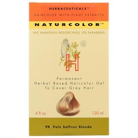 Naturcolor 9R Tinte para cabello rubio azafrán pálido, 4 onzas