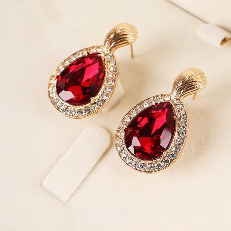 Fadsace Plush Velvet Jewelry Set Box Organizer Necklace Earring Ring