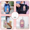 2 PCS Dolls Protective Case, Transparent and Black Storage Solution