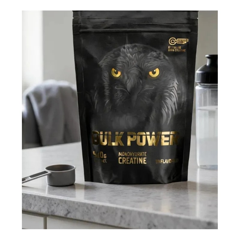 Creatina Monohidratada Micronizada Bulk Power de 500 g Sin Sabor