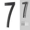 Large Black Metal House Numbers,House Address Numbers for House，Floating Mount
