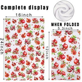 G2TUP Pomegranate Kitchen Towels Pomegranate Lover Gifts Pomegranate Dish Towels Pomegranate Kitchen Gifts (Pomegranate CA)