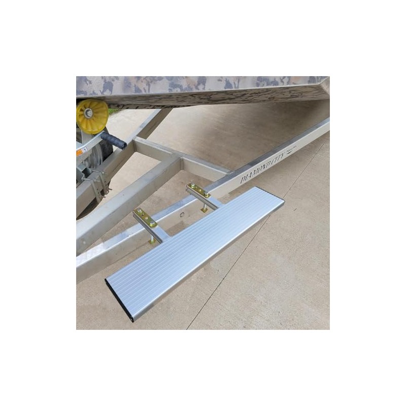 Brocraft Heavy Duty Aluminum Boat Trailer Steps 6" x 30"