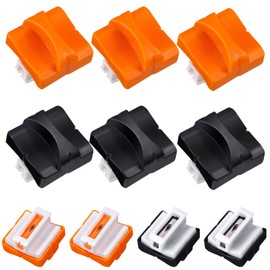 10 Pieces Paper Cutter Replacement Blade Paper Trimmer Replacement Blade Cutting Replacement Blades Paper Trimmer Blades Refill for A4 Black and White Paper Trimmer (Black, Orange)