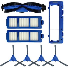 Replacement Parts Accessories Kit for Eufy RoboVac G40/G40 Hybrid, 1 Roller Brush, 4 Side Brushes, 2 Filters, 1 Brush Cover