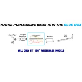 Northeastern Exhaust | Stainless Steel Exhaust Intermediate Pipe Compatible for Mazda B3000 2004-2007 3.0L | Free Gasket and Clamp Included | Automotive Replacement Part