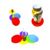 Deofun 4pcs Rubber Jar Opener Bottle Gripper Non Slip Pad