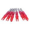 6Pcs Lighted Arrow Nocks High Visibility High Light Transmittance Waterproof