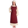 HEMAD Medieval apron Flurdamurs made of cotton, brown, beige, red