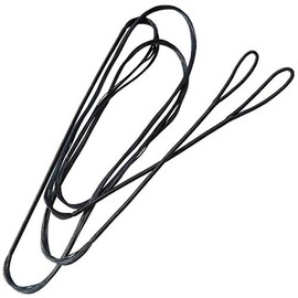 ZSHJG Handmade Archery Bow Cords 48-70 Inch Bow String for Recurve Bow and Longbow 12/14/16 Strands Archery Replacement Black Bow String (16 Strands, 60 inches/144 cm)