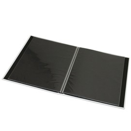 ラドンナ モノクローム クリアーファイル固定式 A4S ホワイト PAM-132WH