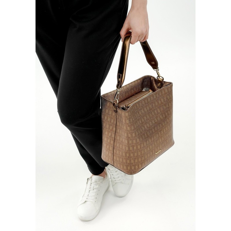 Tamaris Marietta 32692 Women's Handbag Print, Gold 240