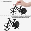 Bicycle Pizza Cutter - Funny Pizza Cutter Wheel with Stand,