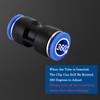 12 Pcs 5/32 inch Straight Push to Connect Fittings Pneumatic