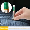 Yarlung 50 Pack Tire Tread Depth Gauge, Color Coded 32nds