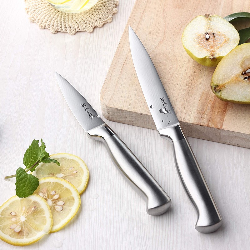 McCook® Knife Sets, German Stainless Steel Knife Block Sets with