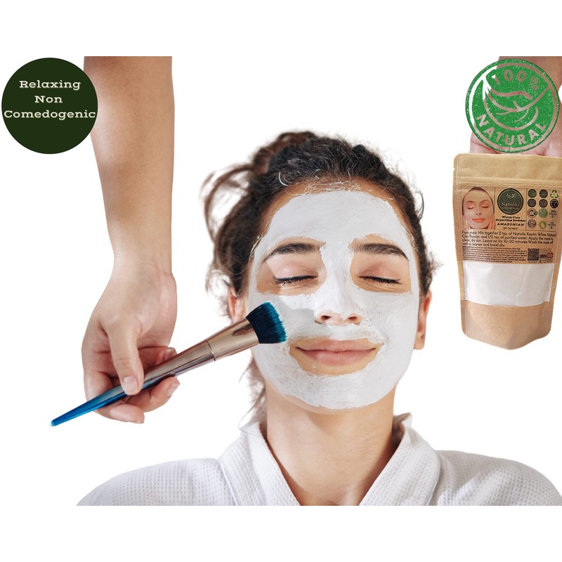 Nativilis Amazonian White Clay Superfine Powder Kaolin - Natural Facial