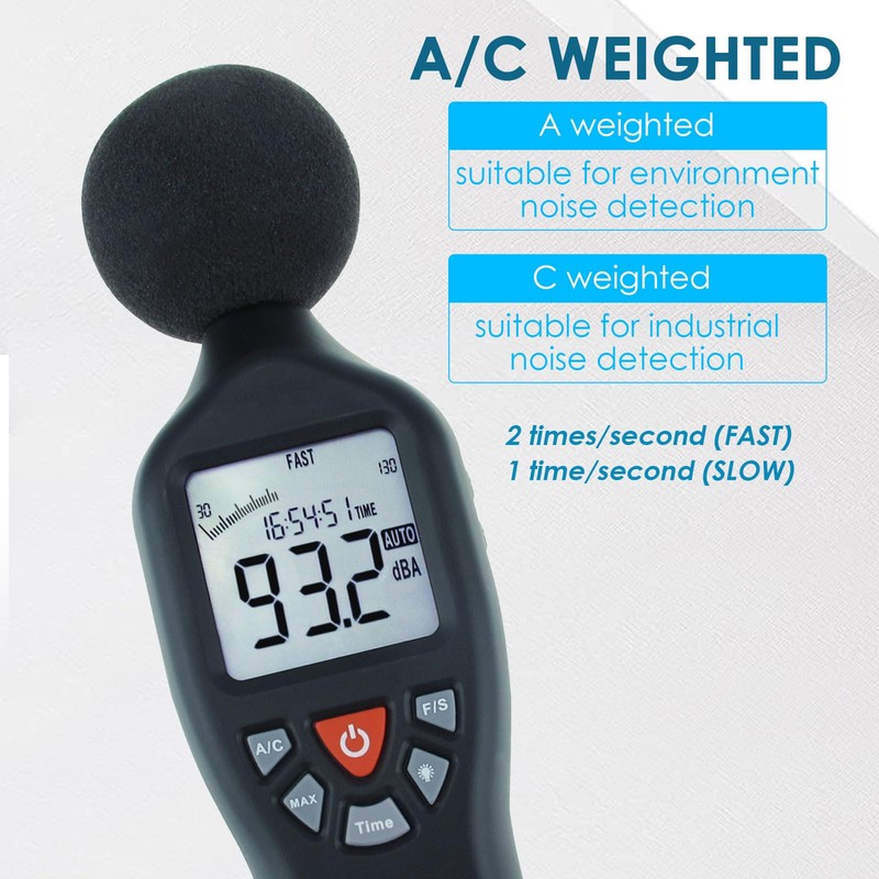 Decibel Meter Digital Sound Level Meter Professional Noise Meter High