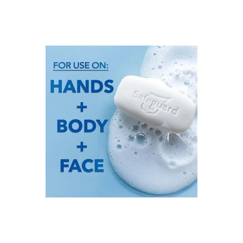 Barra De Baño Soap Safeguard Con Aroma Fresco Y Limpio