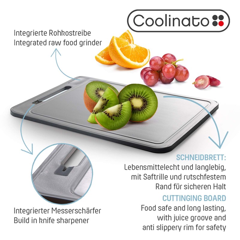 Coolinato 2 in 1 Chopping Board and Defrosting Plate, Defrosting