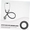 BIUDECO 2pcs Stethoscope Diaphragm Replacement Covers Floating Bell Cover for