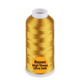 Simthread Rayon Embroidery Thread 5000 m 40wt 100% Viscose for Sewing Machines Professional and Home Citrus Explosion