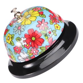 TEHAUX Hand Bell Reception Bell Decorative Bar Bell Bells Retro Call Bell Classroom Bell Tell Bell Puppy Bell Restaurant Call Bell Calls Ring Doorbell Chime Customers Service Bell Metal