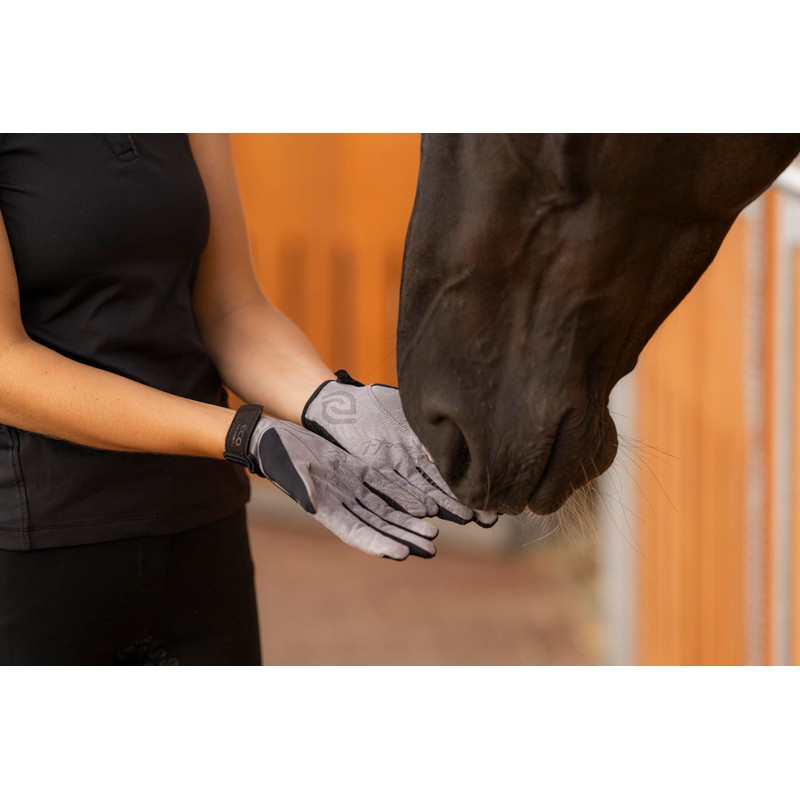 Roeckl Sports Lokaier Women's Summer Riding Gloves, Black 8.5
