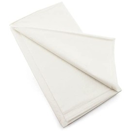 Plastic Table Cover 137x137cm 2 Pack Catering | Dining Table Disposable Tablecloths for Outdoor Kitchen or Indoor Furniture Party Table Cover (White)