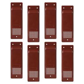 Shipping Container Air Vent Kit Heavy Duty Shipping Container Accessories Cross Flow Ventilation Kit Reduce Heat Humidity Pressure Condensation Add Air Flow for Cargo (8 Pack Red)