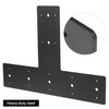 QWORK 14" x 10" T Shape Steel Flat Bracket with