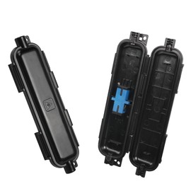 YACSEJAO Optical Fiber Waterproof Connection Box FTTH Waterproof Protection Box Outdoor IP67 SC Singlemode Fiber Optic Protection Box Outdoor Waterproof Connection Box（2PACK）