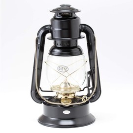 R.E.DIETZ Dates Company (DIETZ) Hurricane Lantern, 30, Black, Gold, LITTLE WIZARD Little Wizard BEL030-BK-G