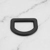 eMagTech Pack of 20 25 mm Plastic D Rings Semicircular