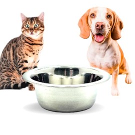 Recorn Group Stainless Steel Dog and Cat Bowls, Replacement Bowl for Pets (79oz)