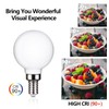 KLY Ceiling Fan Light Bulb E12, 4000K Natural Daylight Candelabra