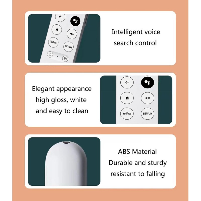 Replacement Voice Remote for Google Chromecast TV, Remote Control for