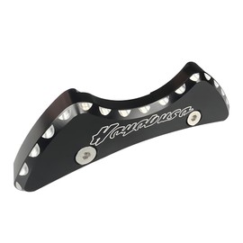 WOMELF CNC Aluminum Gas Tank Center Cover Clamp Cap Compatible With Suzuki GSXR1300 Hayabusa 1999-2020, Black, RTF34F