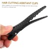 Vaguelly 6Pcs Hair Styling Clips Durable Sectioning Tools for Makeup