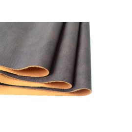 Soft PU Fabric Leather 1 Yard 54" x 36" Pleather，1.25mm Thick Coffee Faux Leather Fabric Leather Upholstery Fabric Vinyl Upholstery Material
