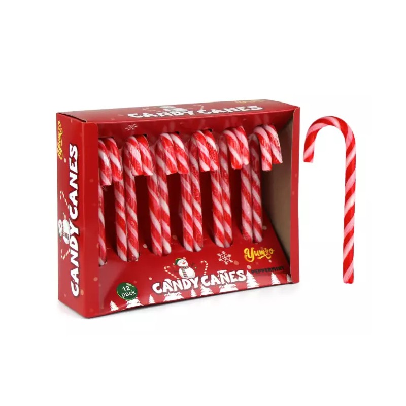 Undisclosed Christmas Candy Canes Classic Red and White Peppermint Candy