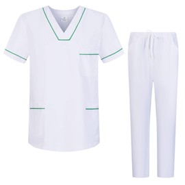 MISEMIYA Unisex Medical Scrubs, Green 22