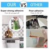 WalDecoo Square Tile Stick on for Kitchen, 3D Mosaic Tile