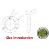 Umei Aluminum alloy green water belt magnet Scale and with