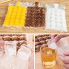 100 Bags Disposable Ice Cube Bags,Stackable Easy Release Ice Cube