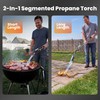 Propane Torch Weed Burner, 1,800,000 BTU, 14FT Safety Hose