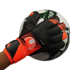 uhlsport (ウールシュポルト) uhlsport (ウールシュポルト) Match/Practice Use Durable Soccer GK Keeper Gloves Soft Resist 1011318 01 7 Flow Orange x White x Black