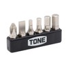 TONE BRFM6S Oscillating Bit Ratchet Set with Magazine, Bit Double