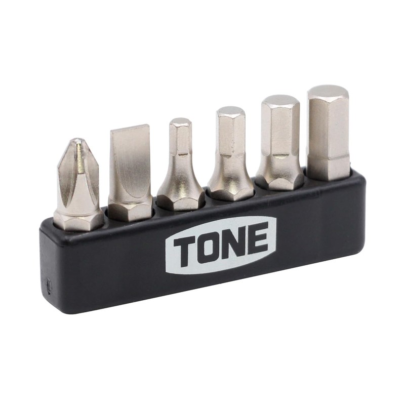 TONE BRFM6S Oscillating Bit Ratchet Set with Magazine, Bit Double